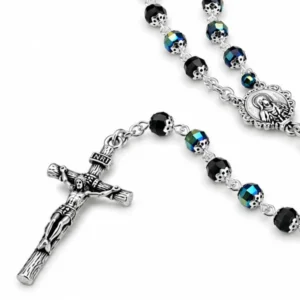 Rosario cristal escarabeo R4723
